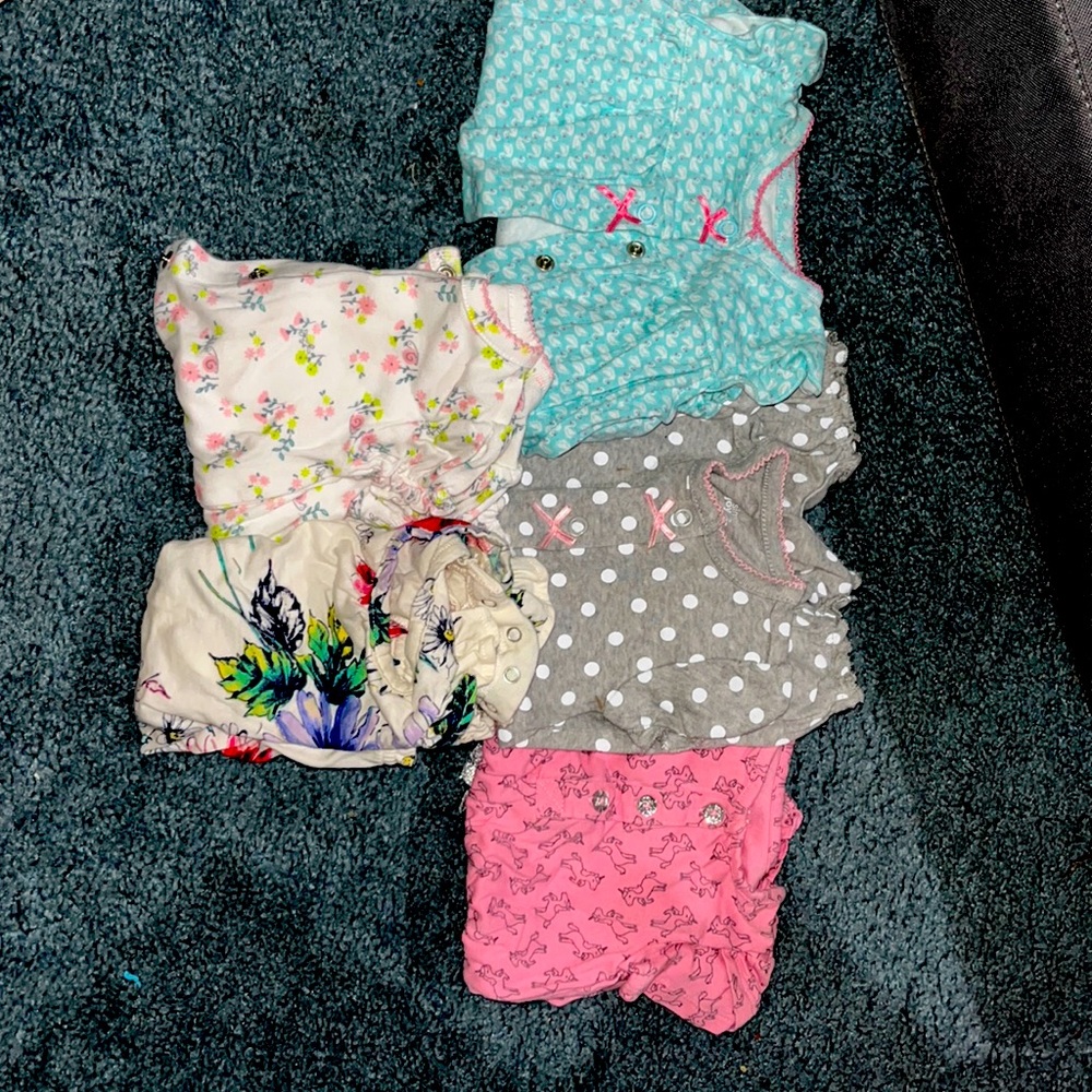 Girl summer Romper Bundle - 3 months